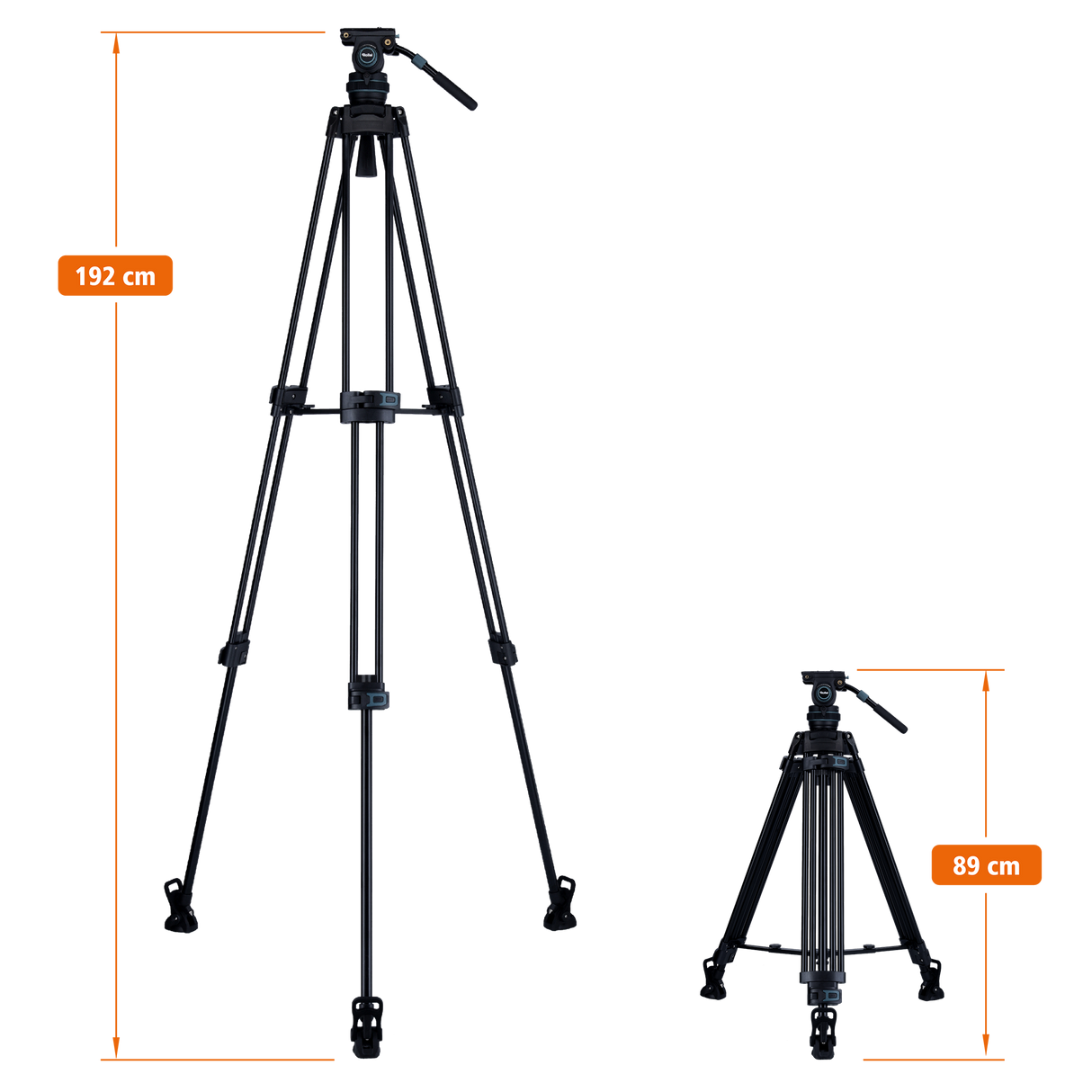 Professional video tripod v10i