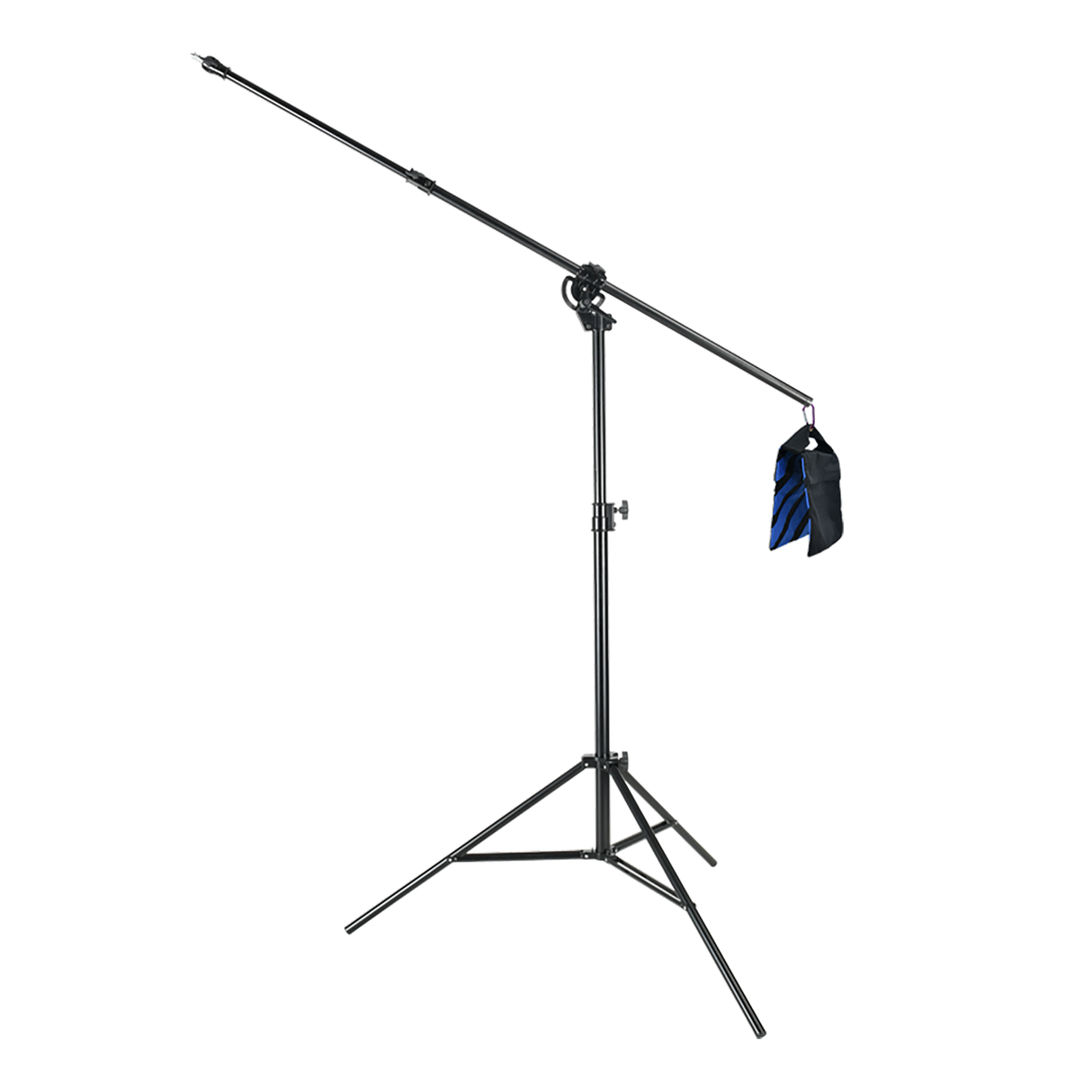 Professional studio boom stand including counterweight