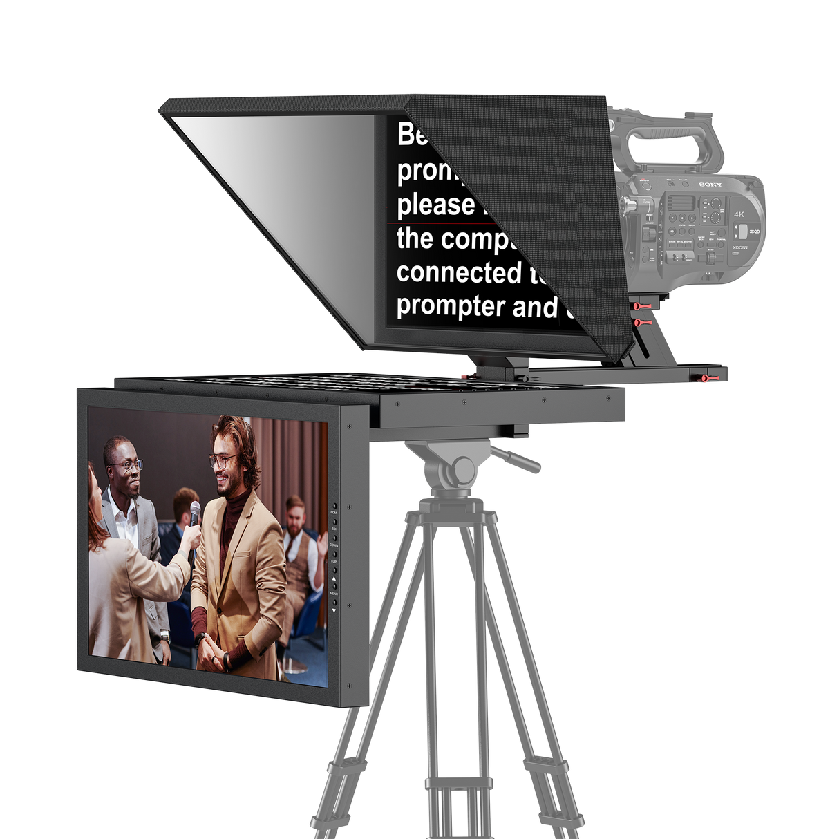 DESVIEW DT series | Teleprompter with full HD monitors in 20 "or 22"