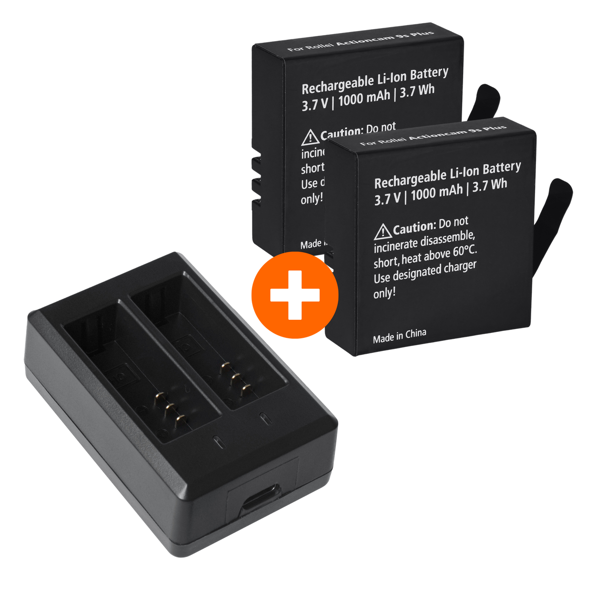 Bundle 2x battery + 1x battery charger for 6S /8S /9S /10S /11S